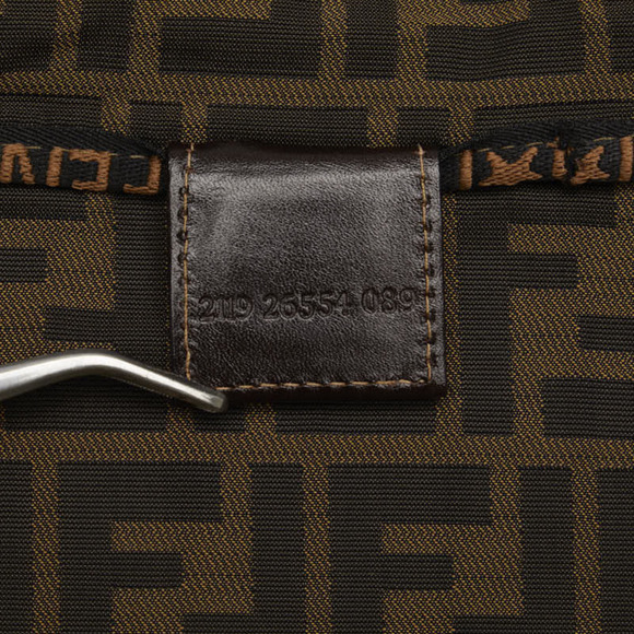 Fendi Zucca Canvas Vanity Bag Canvas Vanity Bag 26554 in Good condition - Picture 13 of 15